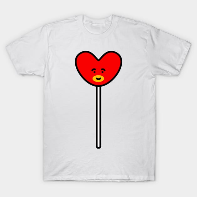 Valentine day with BT21 tata T-Shirt by AnnBer1